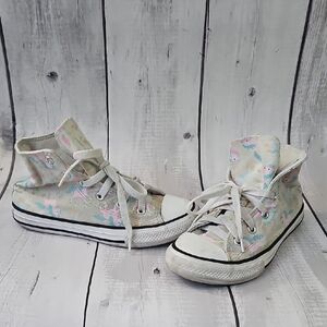 Converse Kids High-Tops with Colorful Pastel Design